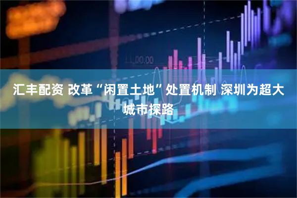 汇丰配资 改革“闲置土地”处置机制 深圳为超大城市探路